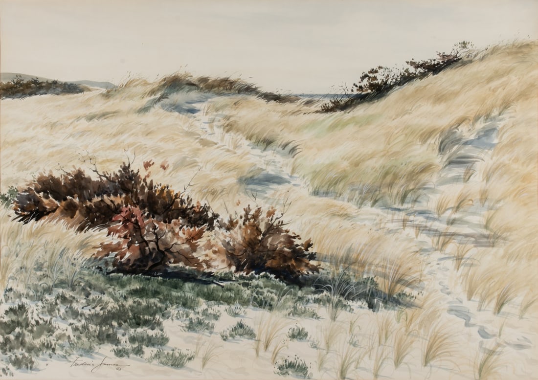 FREDERIC JAMES (1915-1985) WATERCOLOR (1 of 11)