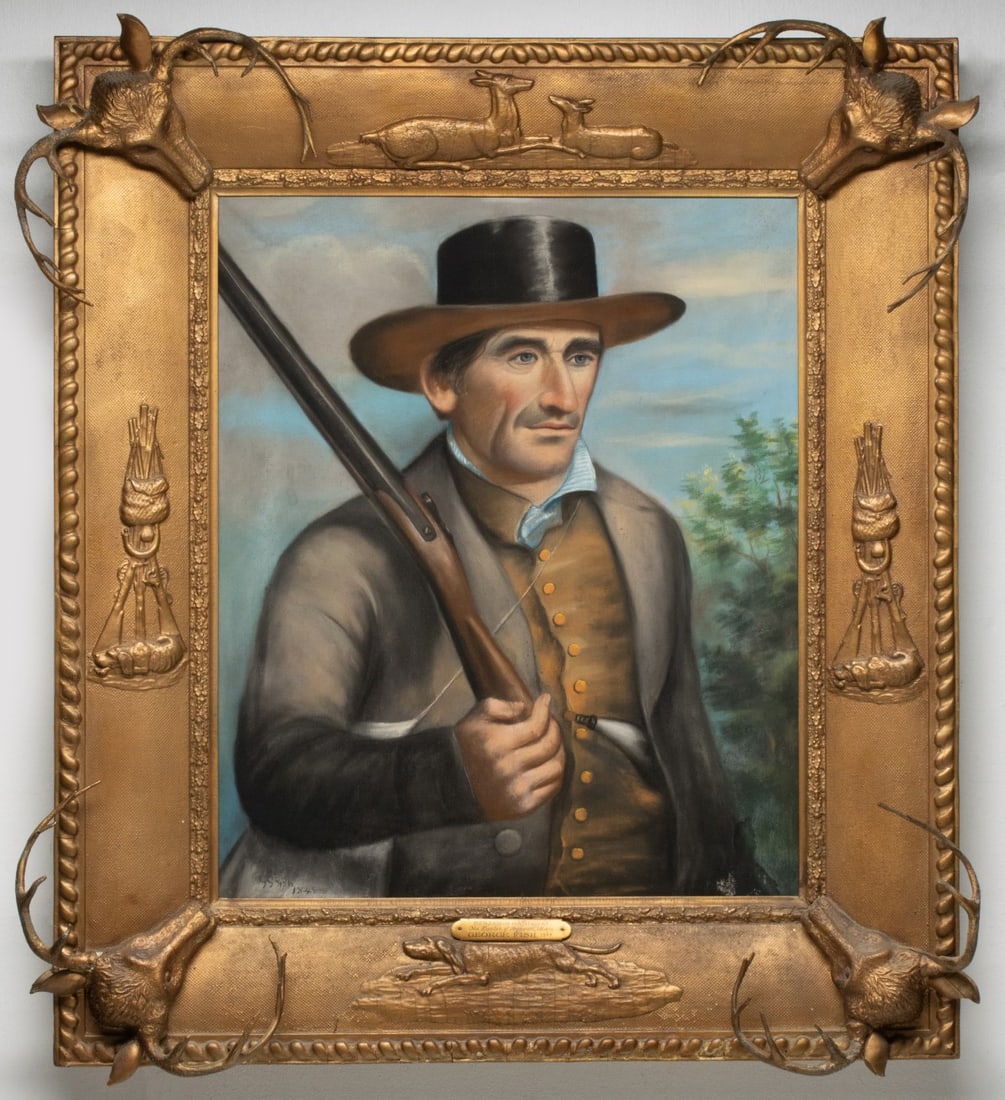 GEORGE FISH (1822-1906) PORTRAIT OF BENJAMIN HATHAWAY (1 of 16)