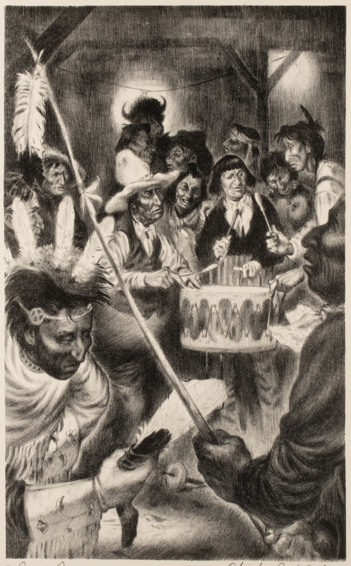 CHARLES BANKS WILSON (1918-2013) RARE 1939 LITHOGRAPH (1 of 11)