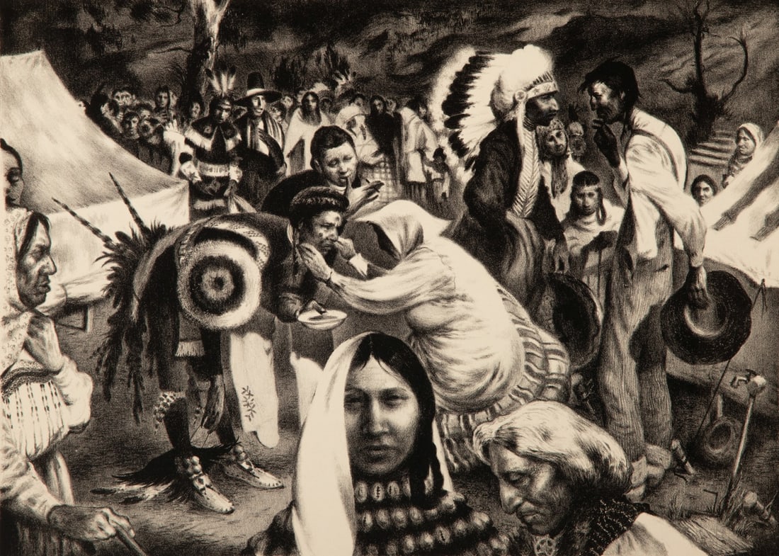 CHARLES BANKS WILSON (1918-2013) RARE 1940 LITHOGRAPH (1 of 11)