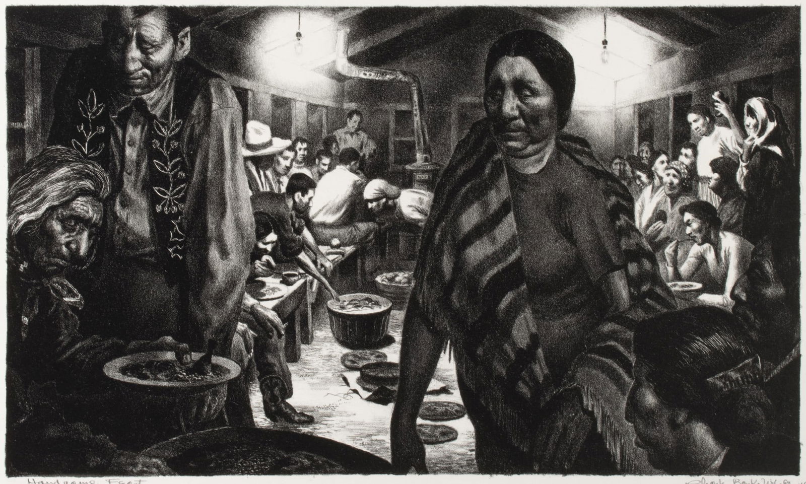 CHARLES BANKS WILSON (1918-2013) PENCIL SIGNED LITHO (1 of 10)