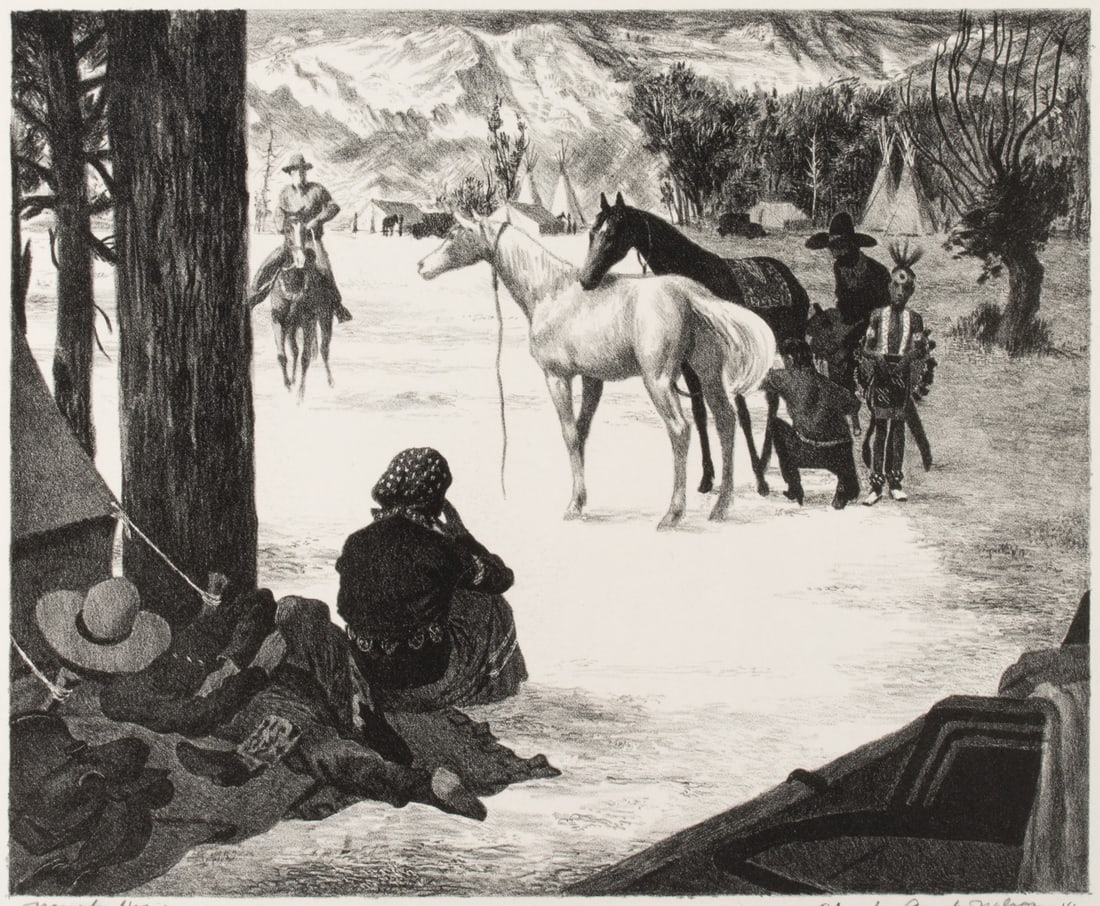 CHARLES BANKS WILSON (1918-2013) PENCIL SIGNED LITHO (1 of 11)