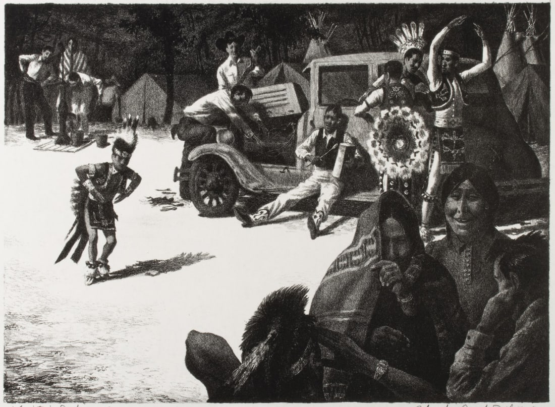 CHARLES BANKS WILSON (1918-2013) PENCIL SIGNED LITHO (1 of 10)