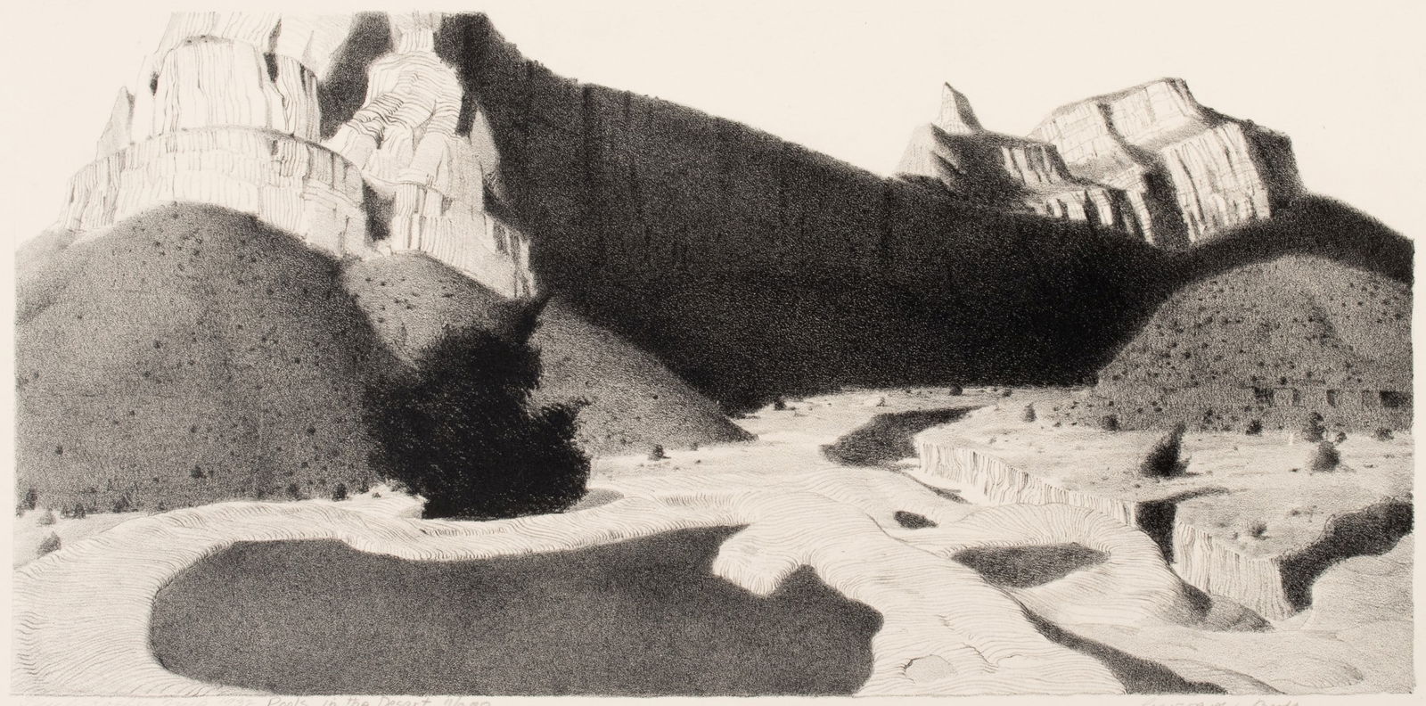 CONRAD BUFF (1886-1975) PENCIL SIGNED LITHOGRAPH (1 of 15)