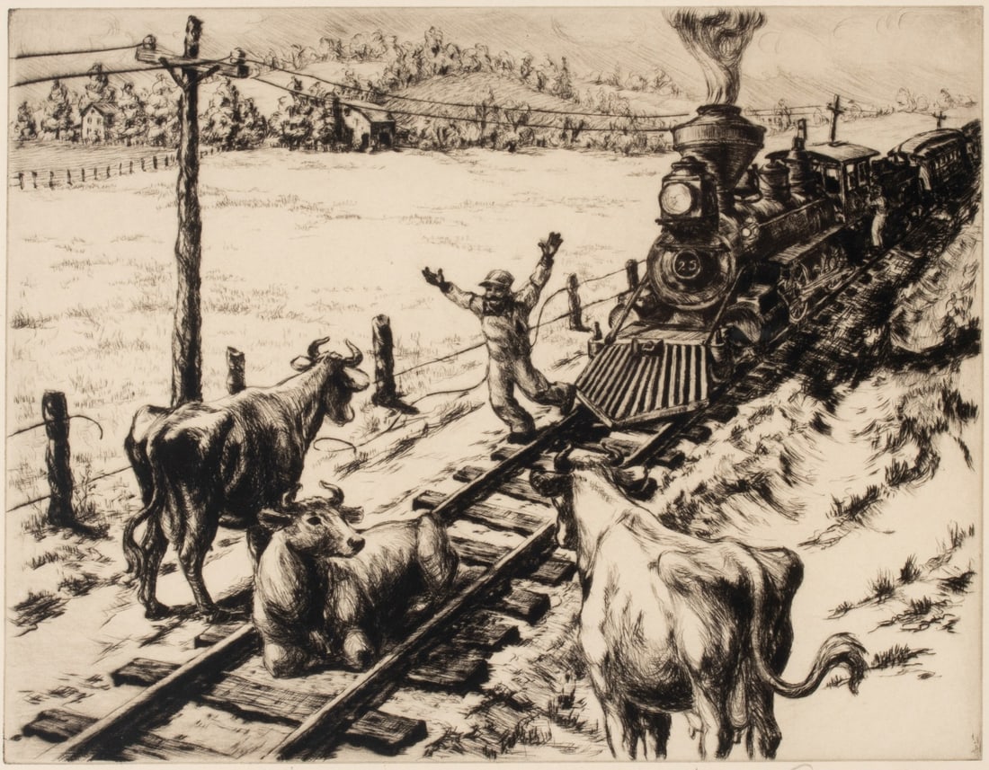 PENCIL SIGNED AAA ETCHINGS BY HIGGINS AND GRANVILLE (2) (1 of 17)