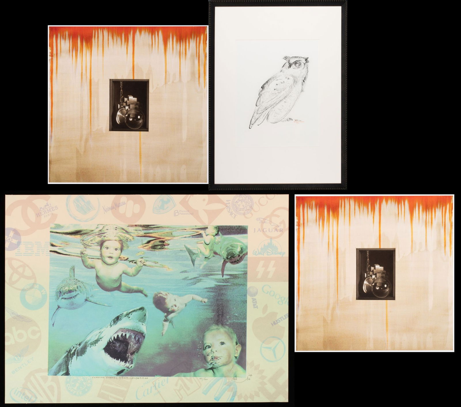 FOUR PENCIL SIGNED PRINTS BY KANSAS ARTISTS (1 of 20)