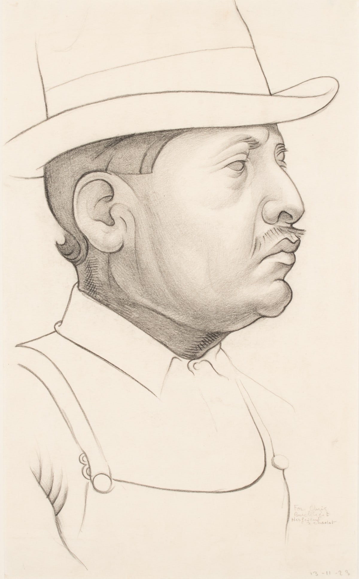 JEAN CHARLOT (1898-1979) GRAPHITE SKETCH (1 of 11)