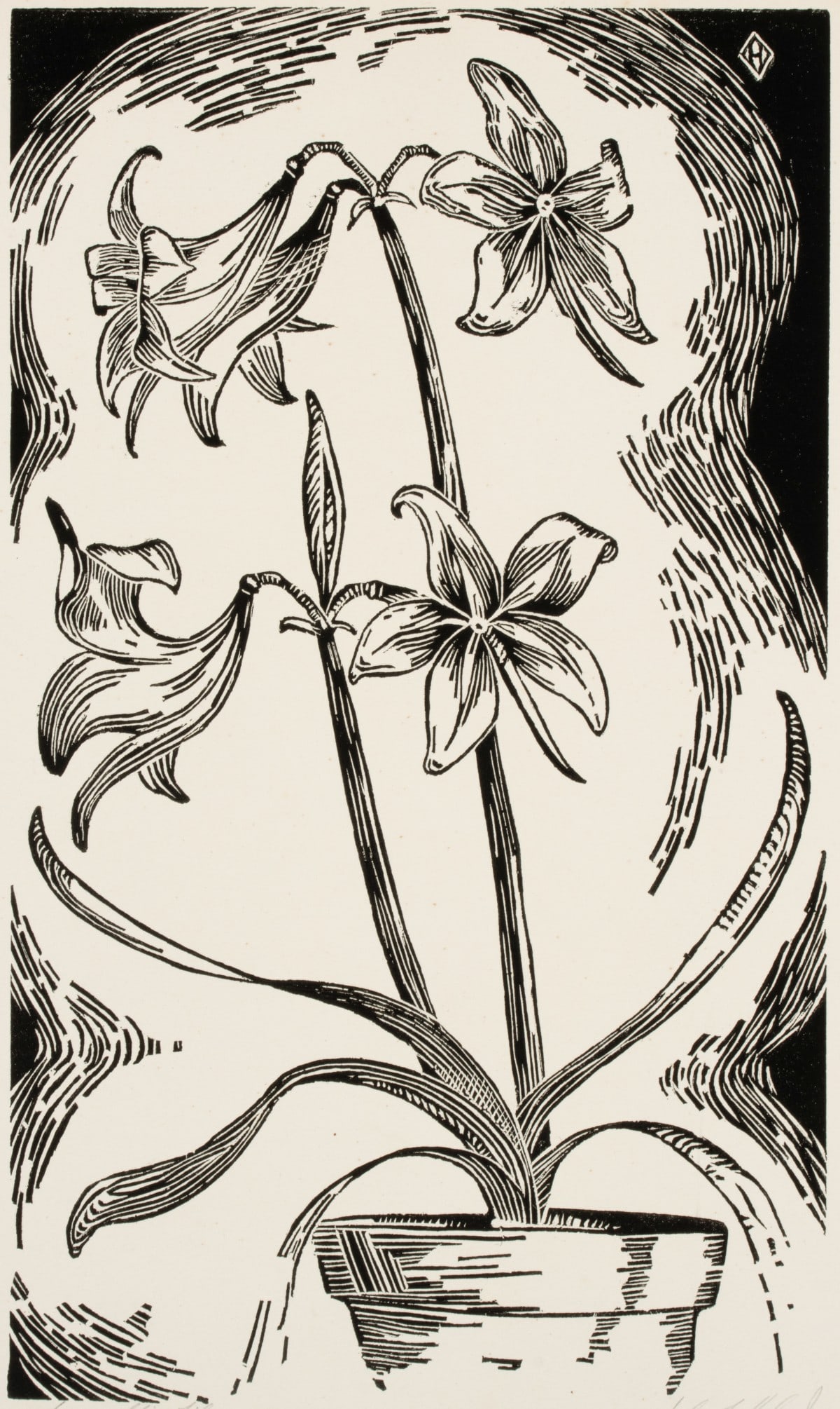 JOHN HELM, JR (1900-1972) PENCIL SIGNED WOOD ENGRAVING (1 of 13)