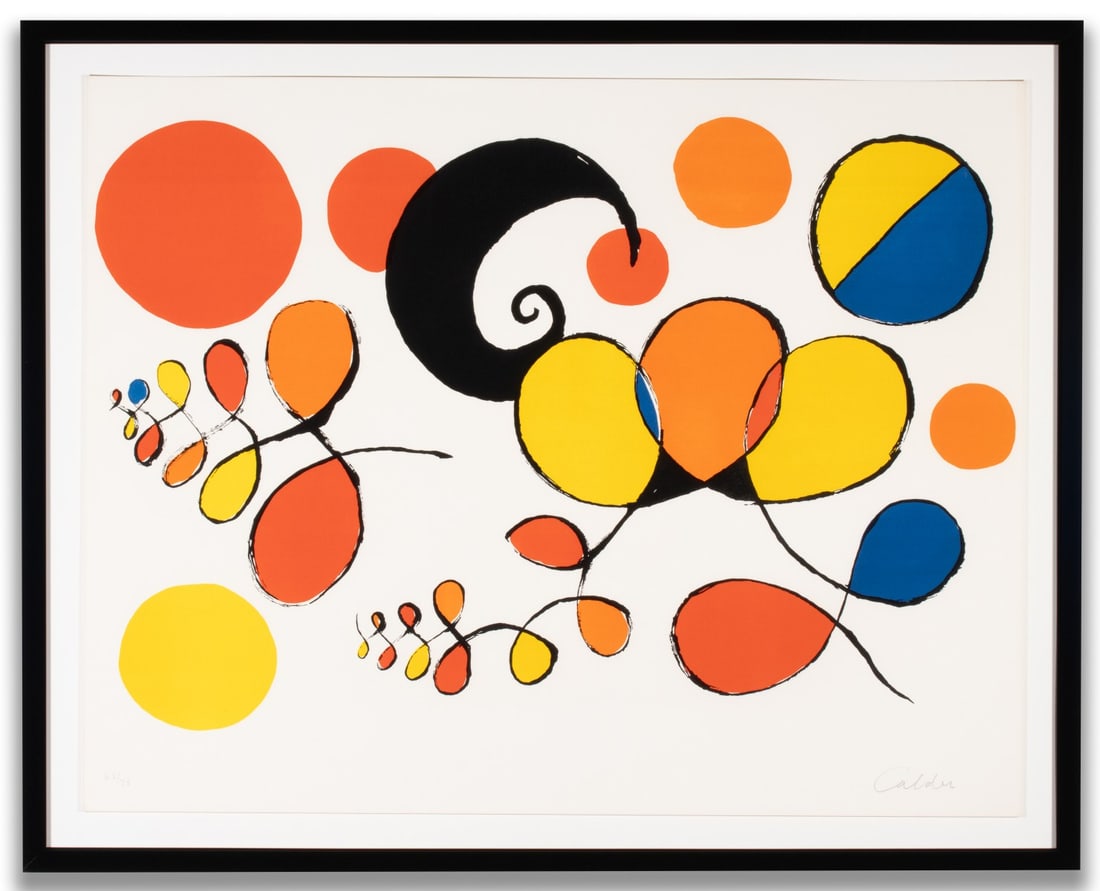 ALEXANDER CALDER (1898-1976) PENCIL SIGNED TRIAL PROOF (1 of 13)