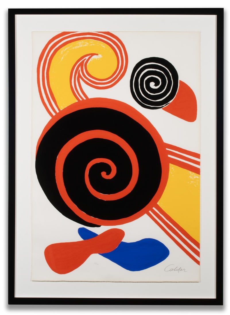 ALEXANDER CALDER (1898-1976) PENCIL SIGNED LITHOGRAPH (1 of 11)