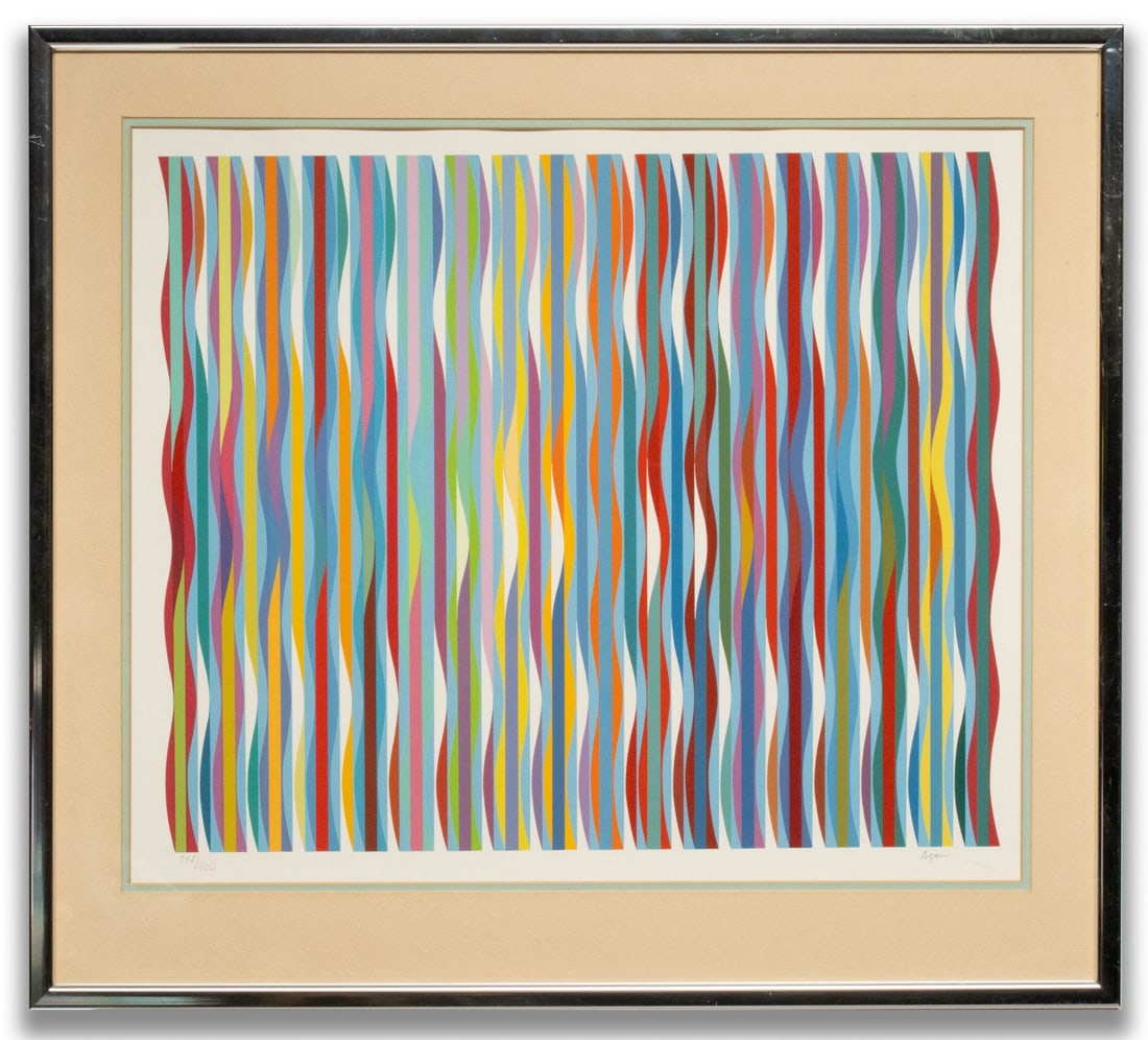 YAACOV AGAM (Born 1928) PENCIL SIGNED SERIGRAPH (1 of 10)