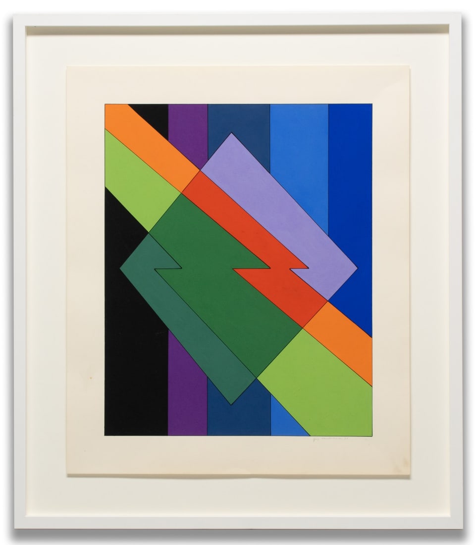 GUY VANDENBRANDEN (1926-2014) PENCIL SIGNED SERIGRAPH (1 of 11)