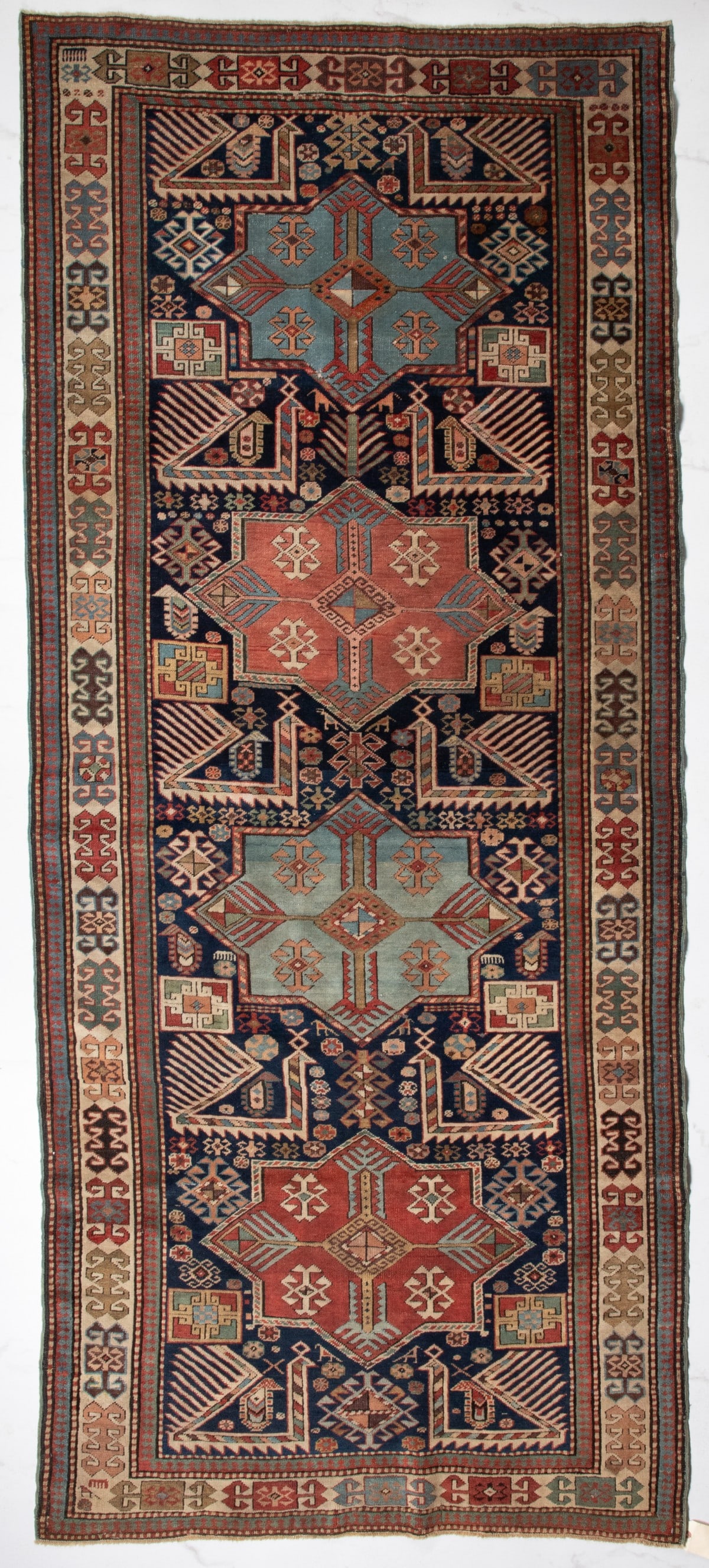 AN AKSTAFA LONG RUG, LAST QUARTER OF THE 19TH CENTURY (1 of 19)