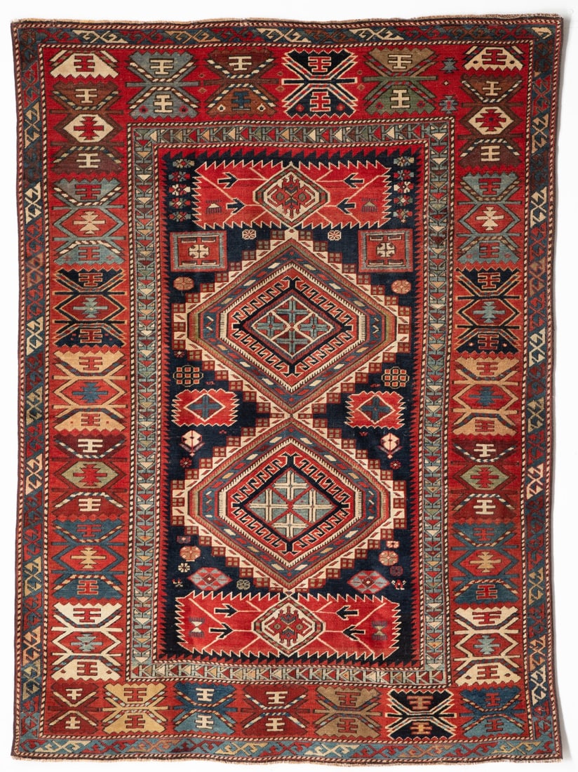 AN UNUSUAL LATE 19TH CENTURY KARAGASHLI RUG (1 of 15)
