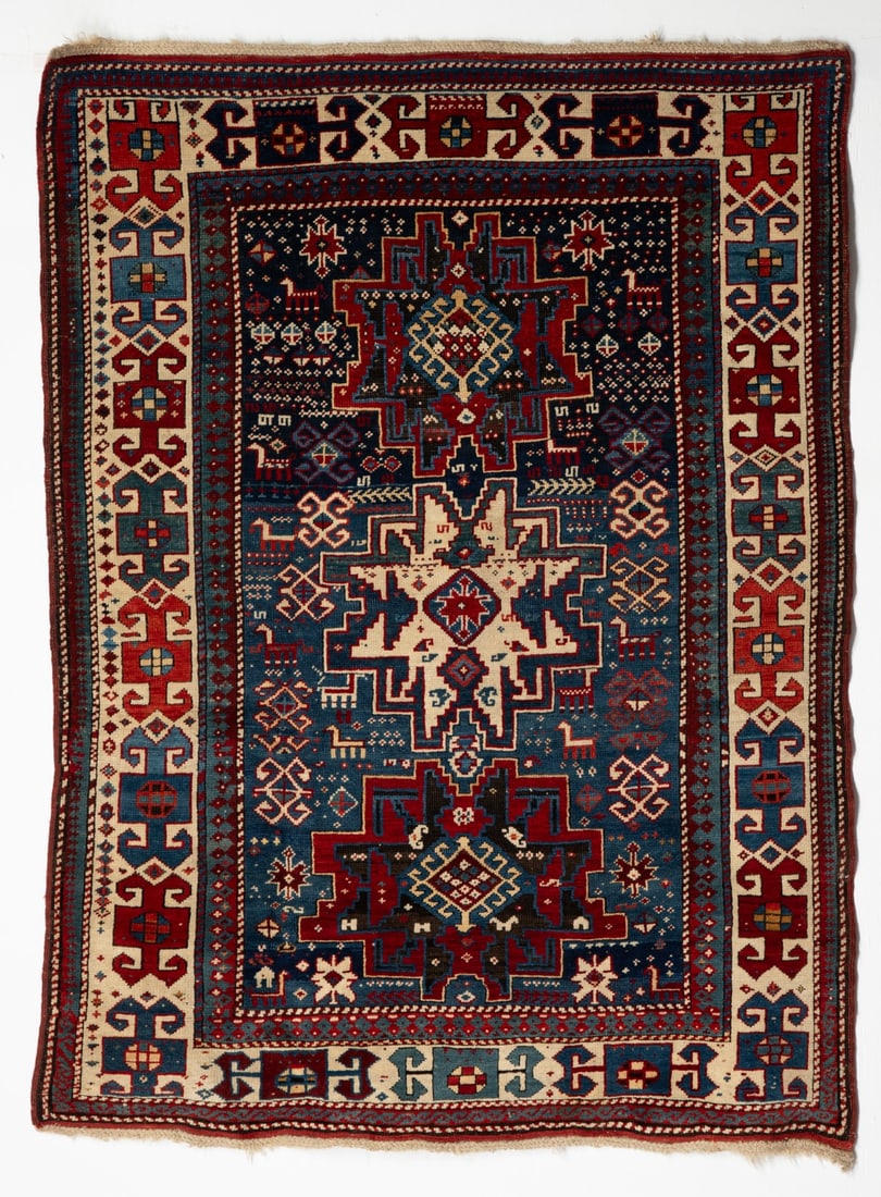 A LATE 19TH CENTURY EAST CAUCASUS LESGHI RUG (1 of 15)