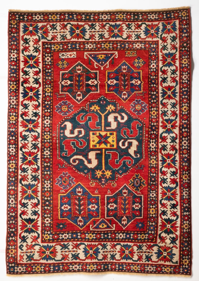 A FINE KARABAKH CHONDZORESK RUG CIRCA 1880 (1 of 15)