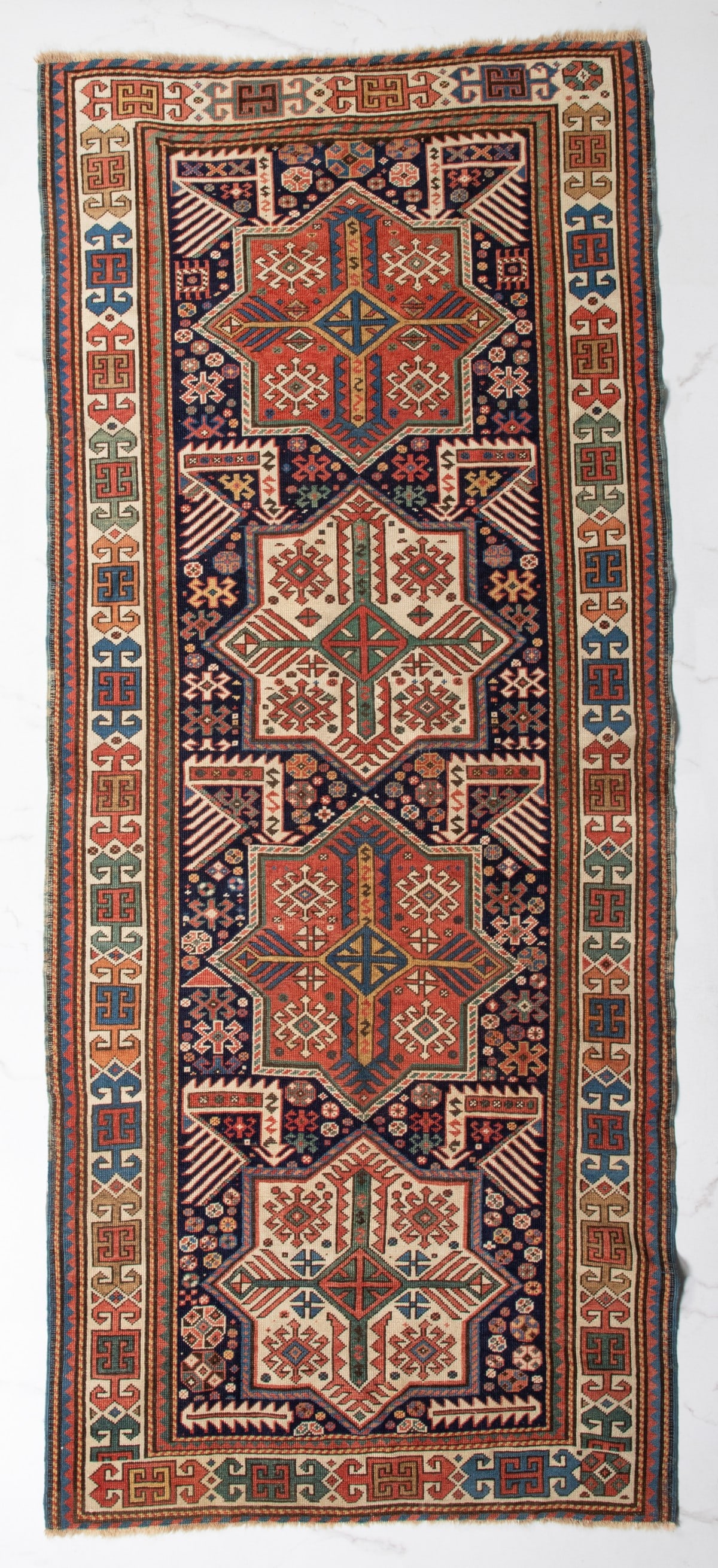 AN AKSTAFA LONG RUG, LAST QUARTER OF THE 19TH CENTURY (1 of 16)