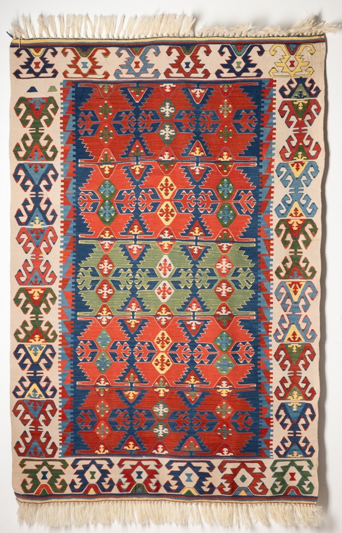 A FINE MODERN TURKISH KILIM, CENTRAL TURKIYE (1 of 15)
