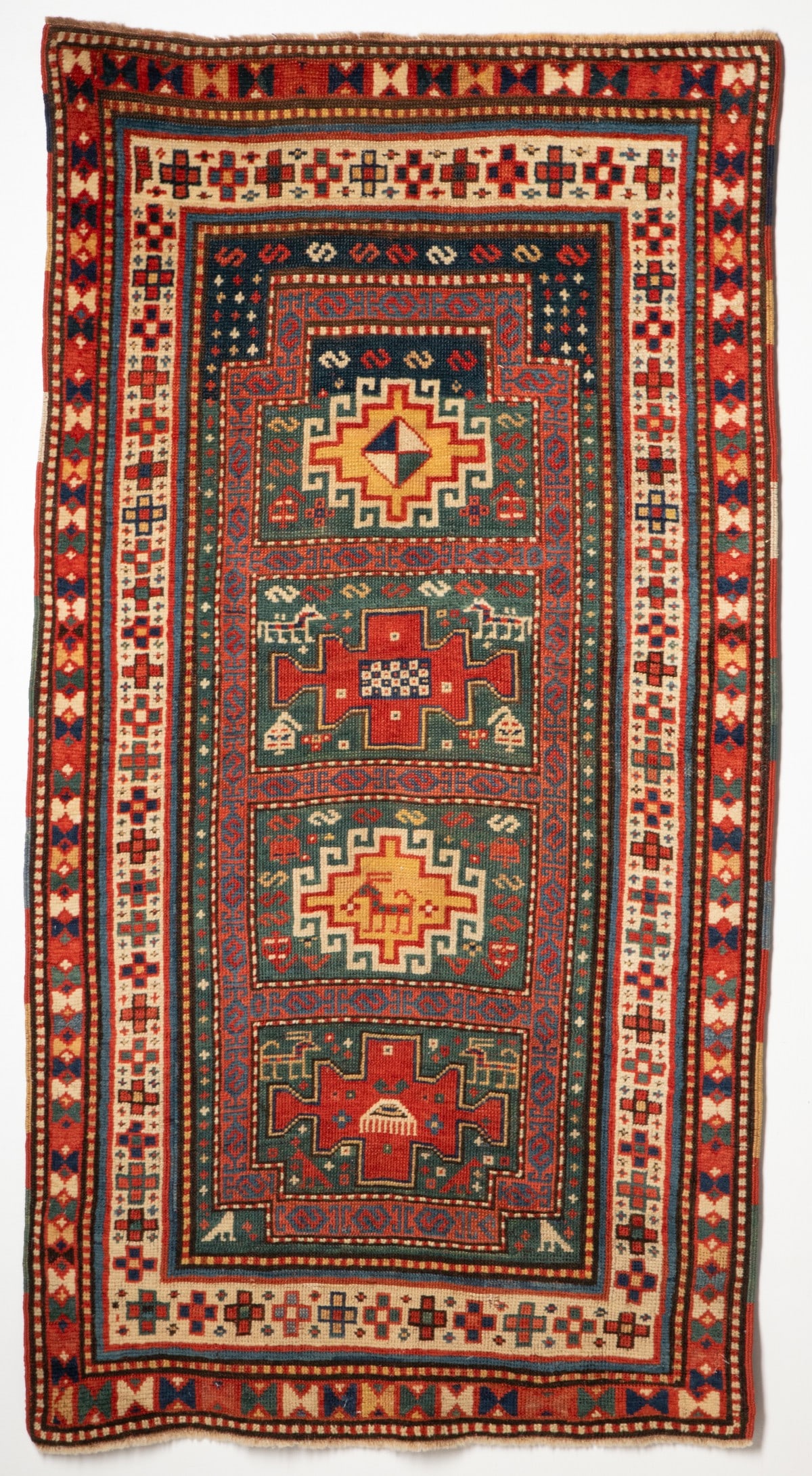 FINE KARACHOPH KAZAK RUG, THIRD QUARTER OF THE 19TH C. (1 of 15)