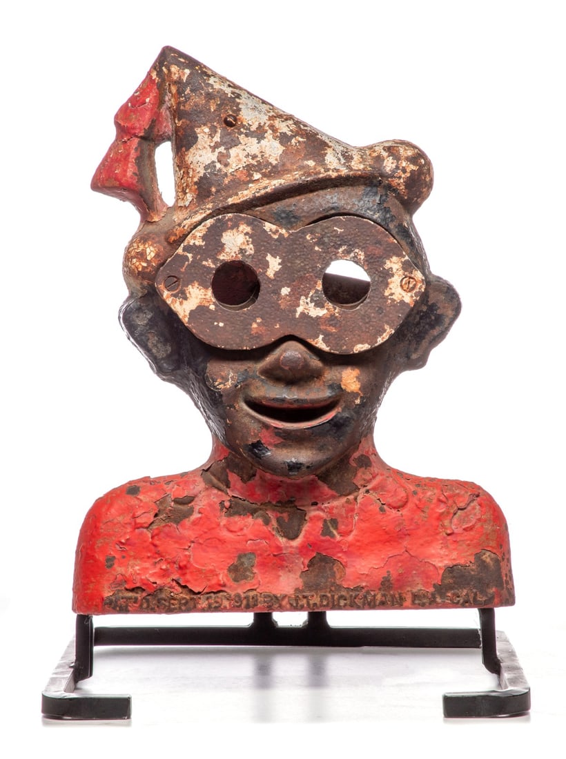 A RARE J.T DICKMAN BRIGHT CLOWN SHOOTING GALLERY TARGET (1 of 19)