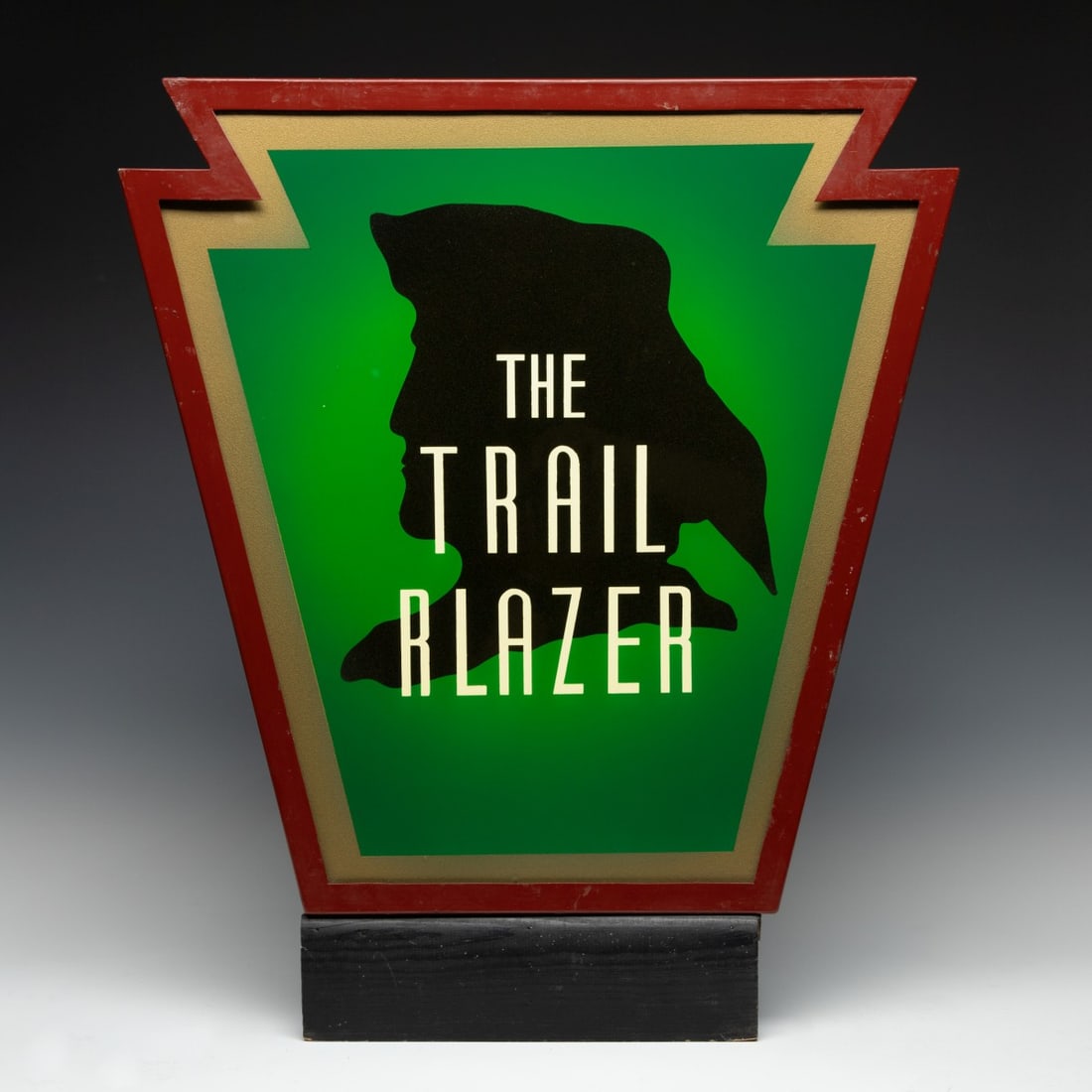 A PENNSYLVANIA RAILROAD TAIL SIGN FOR THE TRAIL BLAZER (1 of 16)