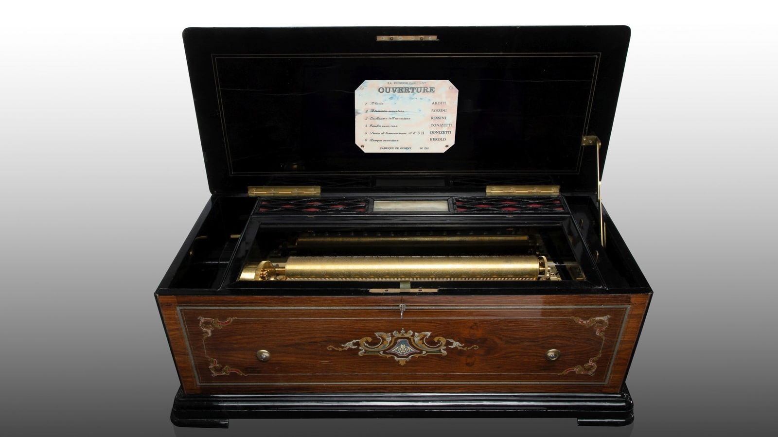 A FINE B.A. BREMOND MUSIC BOX WITH 19-INCH FAT CYLINDER (1 of 15)