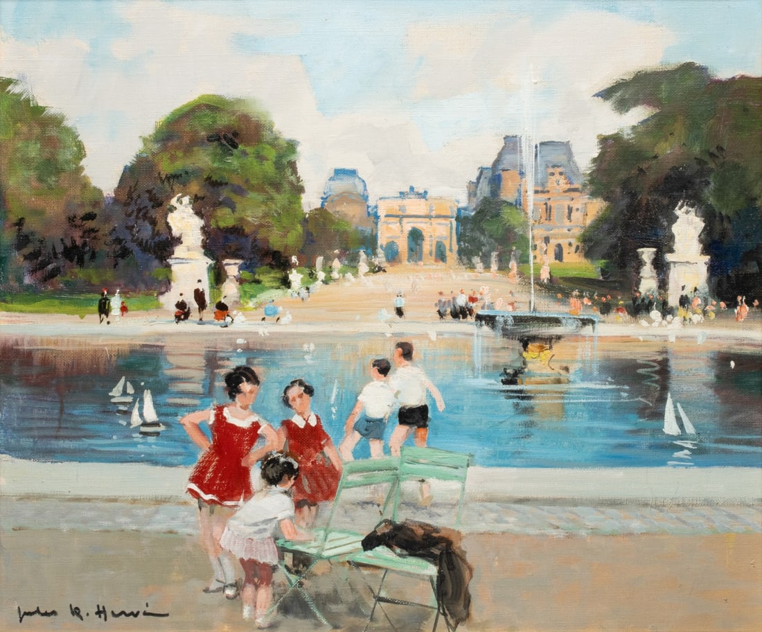 JULES HERVE (1887-1981) OIL ON CANVAS (1 of 20)