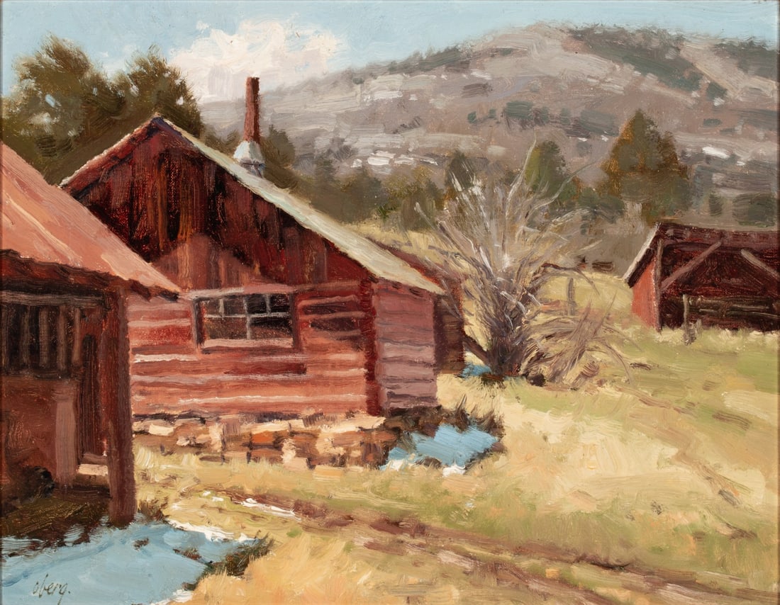 RALPH OBERG (Born 1950) COLORADO PLEIN AIR OIL (1 of 10)