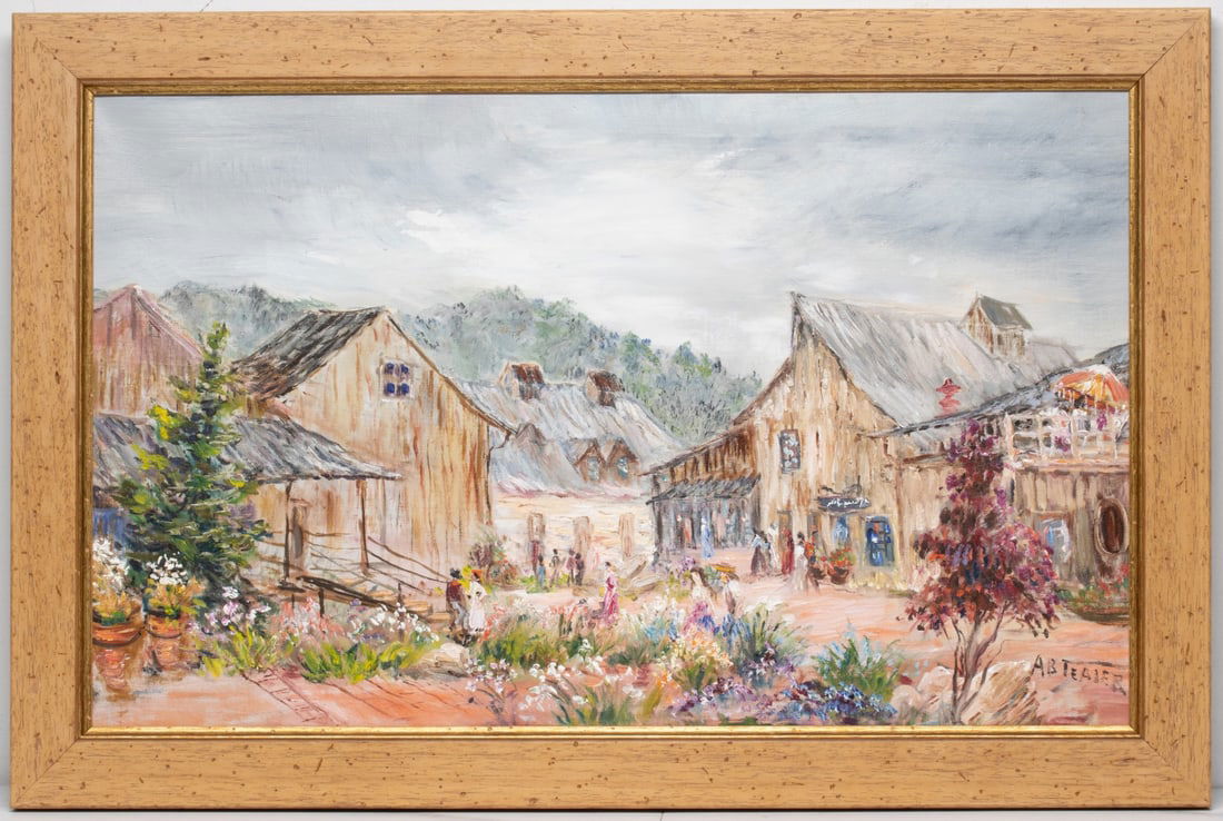 A.B. TEATER (1901-1978) OIL ON CANVAS (1 of 3)