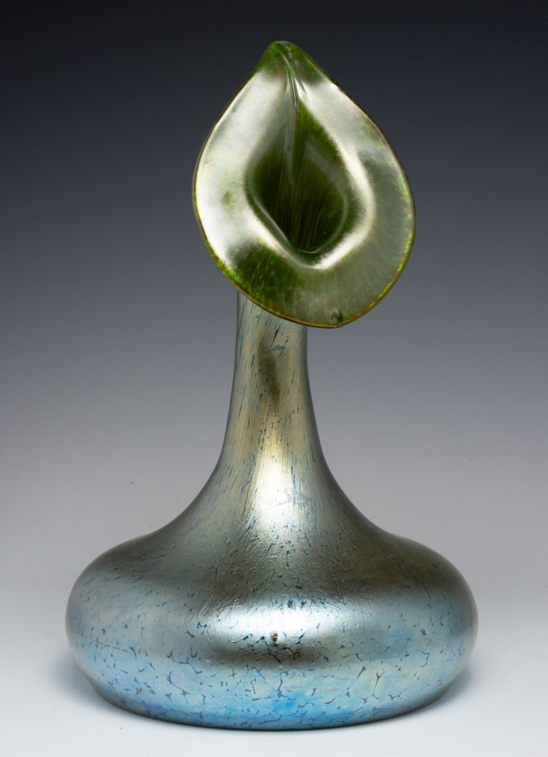 A PAPILLON TECHNIQUE ROSEWATER SPRINKLER ATTR TO LOETZ (1 of 2)