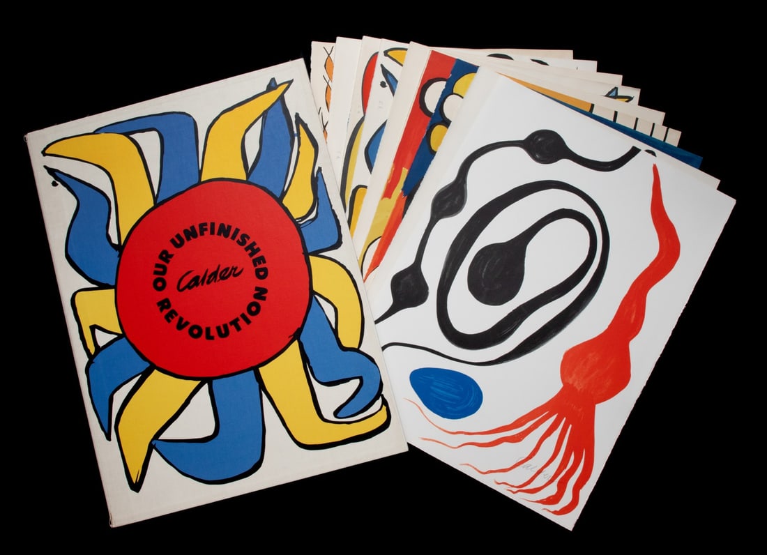 ALEXANDER CALDER ARTIST'S PROOF PORTFOLIO FROM 1976 (1 of 20)