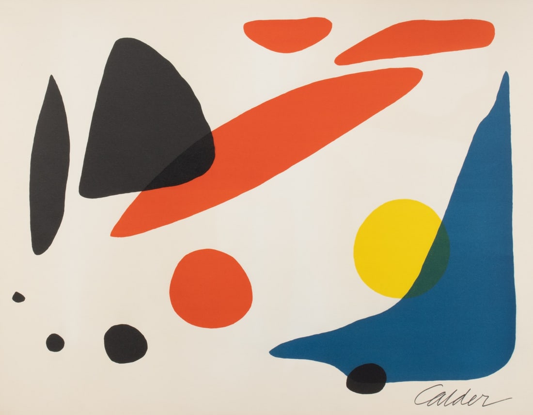 ALEXANDER CALDER (1898-1976) SIGNED LITHOGRAPH (1 of 5)