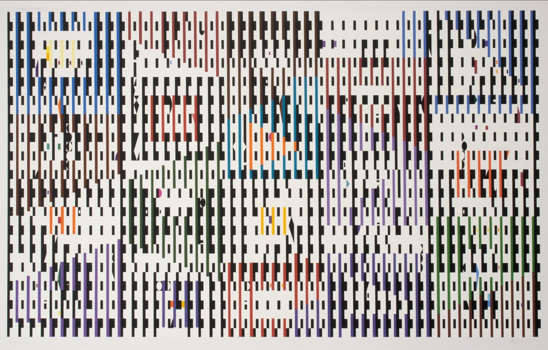 YAACOV AGAM (B. 1928) PENCIL SIGNED ARTIST'S PROOF (1 of 5)