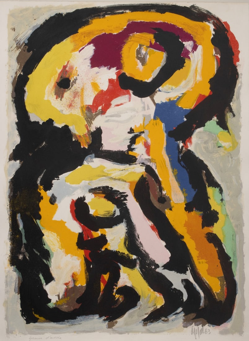 KAREL APPEL (1921-2006) PENCIL SIGNED LITHOGRAPH (1 of 6)