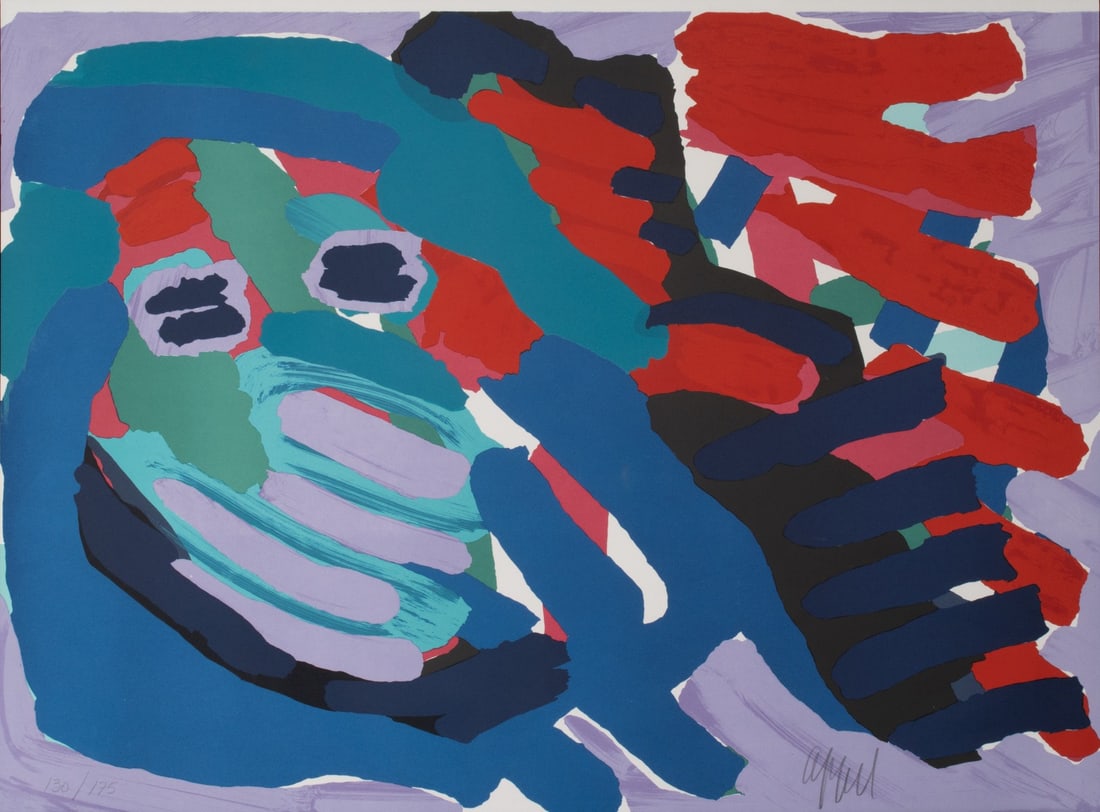 KAREL APPEL (1921-2006) PENCIL SIGNED LITHOGRAPH (1 of 5)