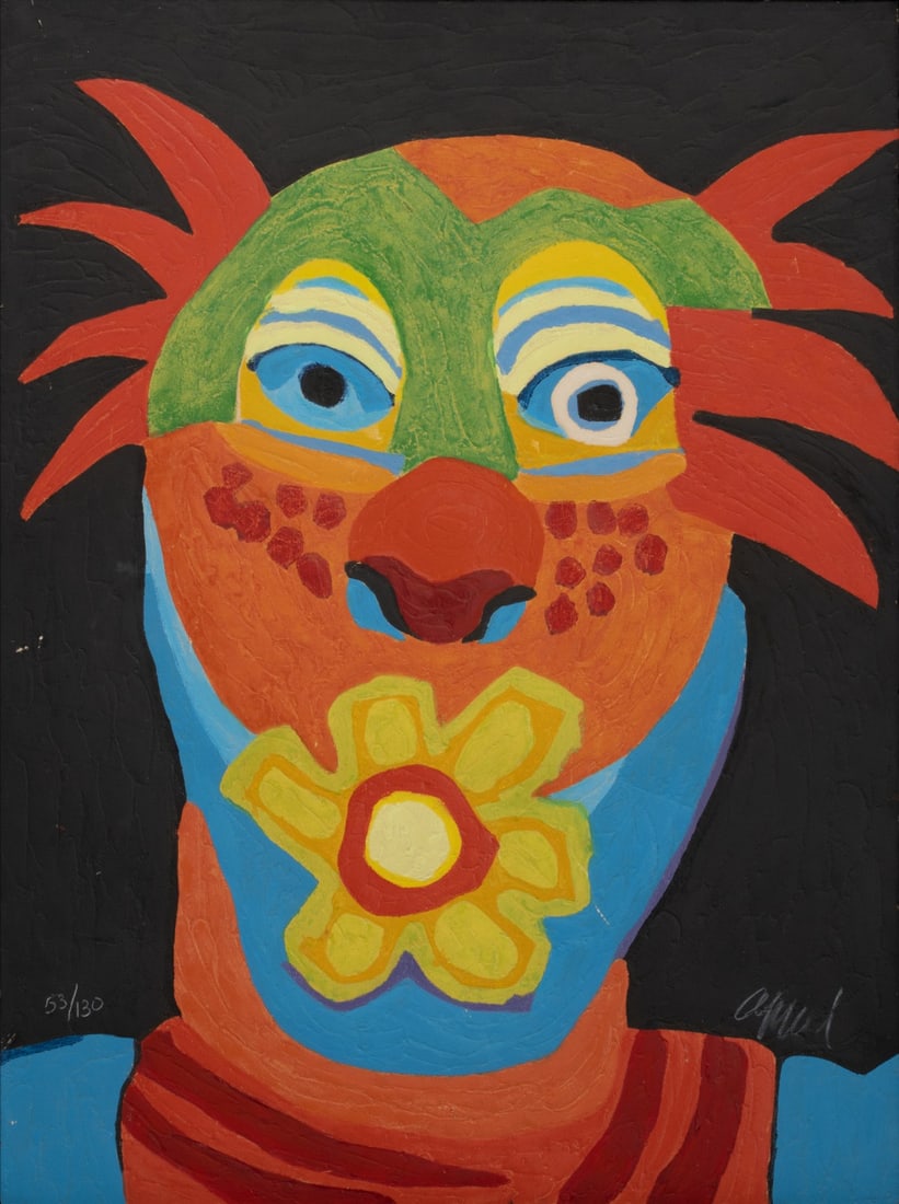 KAREL APPEL (1921-2006) SIGNED WOOD ENGRAVING (1 of 6)