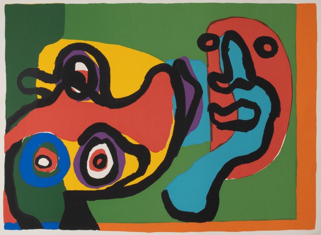 KAREL APPEL (1921-2006) PENCIL SIGNED LITHOGRAPH (1 of 6)