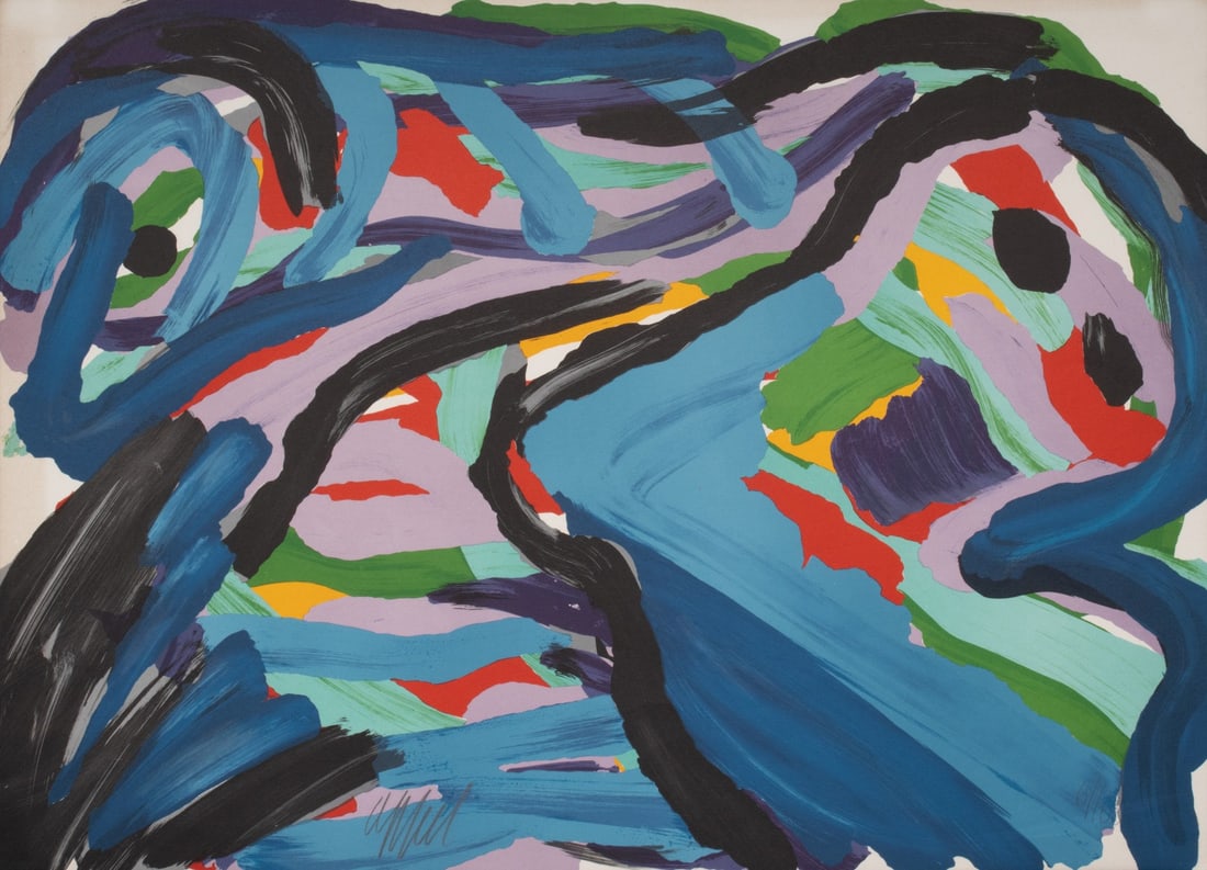 KAREL APPEL (1921-2006) PENCIL SIGNED LITHOGRAPH (1 of 5)