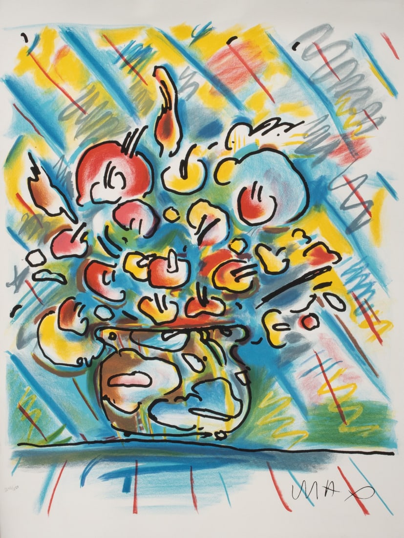 PETER MAX (BORN 1937) NUMBERED LITHOGRAPH (1 of 5)