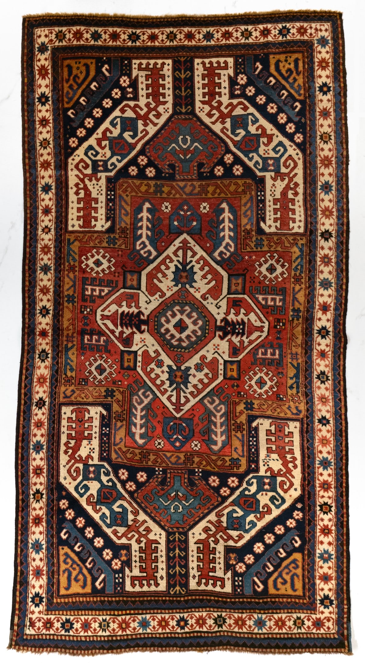 A FINE KASIM USHAG RUG, KARABAGH, CIRCA 1880 (1 of 10)