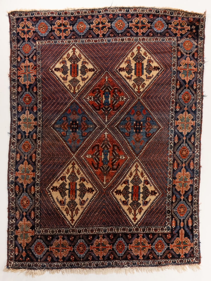 AN AFSHAR RUG, SOUTH PERSIA, 1ST QUARTER 20TH CENTURY (1 of 9)