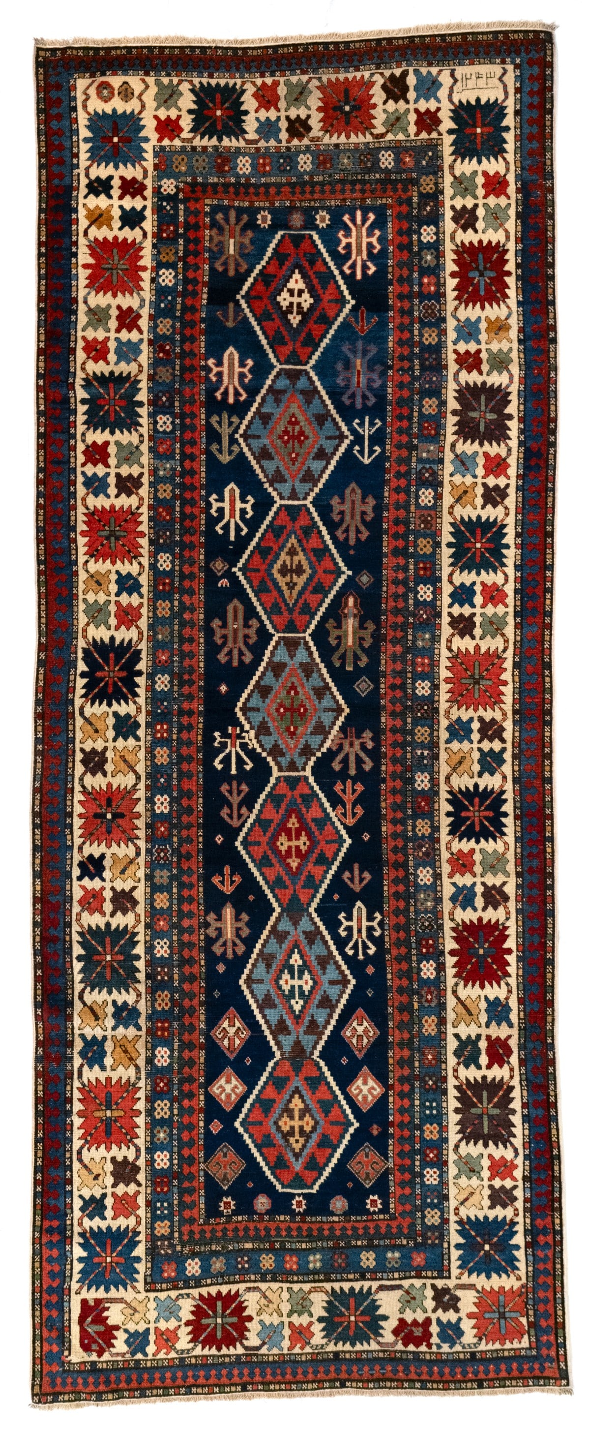 EXTREMELY FINE SHIRVAN RUNNER, DATED AH 1243/AD 1827-28 (1 of 12)