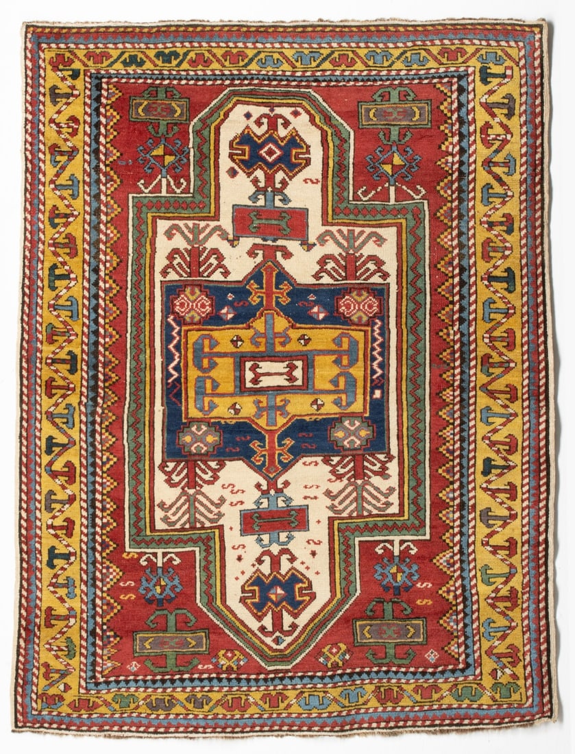 A SHIRVAN RUG, 'FACHRALO KAZAK' DESIGN, CIRCA 1900 (1 of 14)