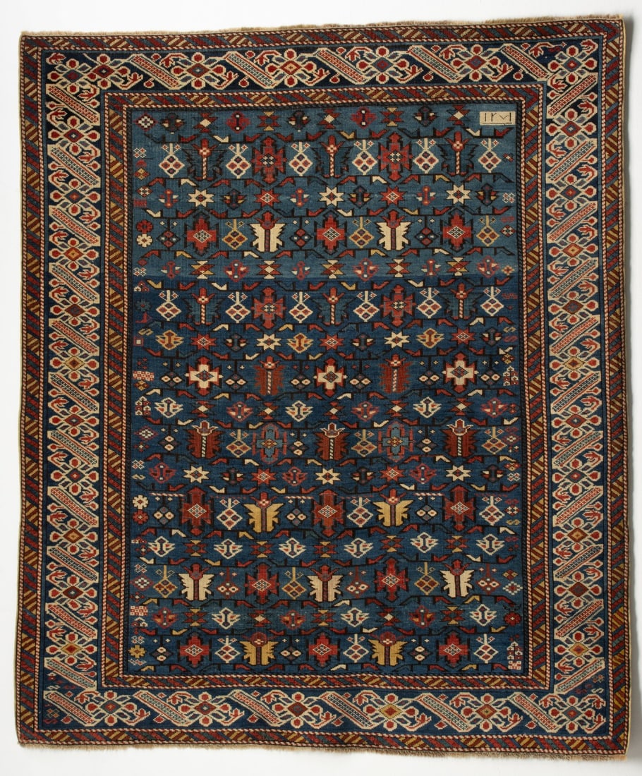 FINE KUBA CHICHI RUG, DATED AH 1271/AD 1854 (1 of 15)