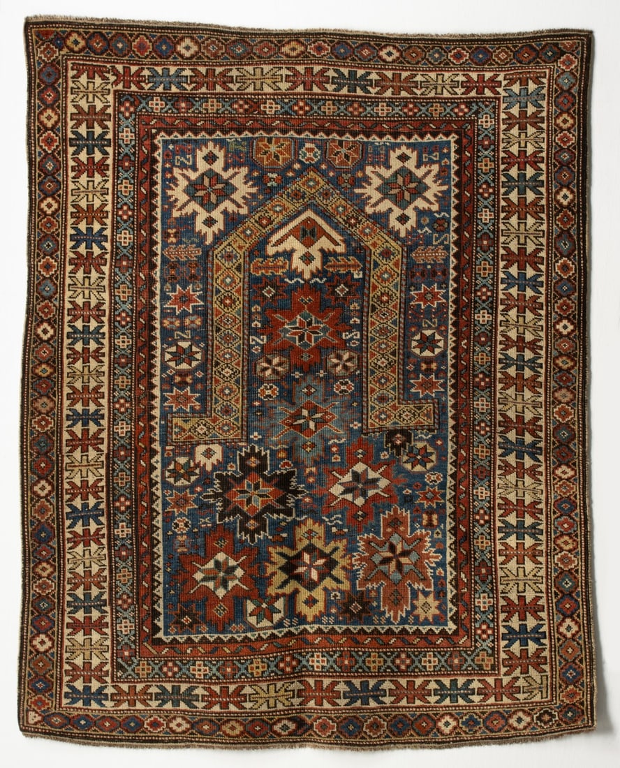 A SHIRVAN PRAYER RUG, EAST CAUCASUS, CIRCA 1890 (1 of 15)
