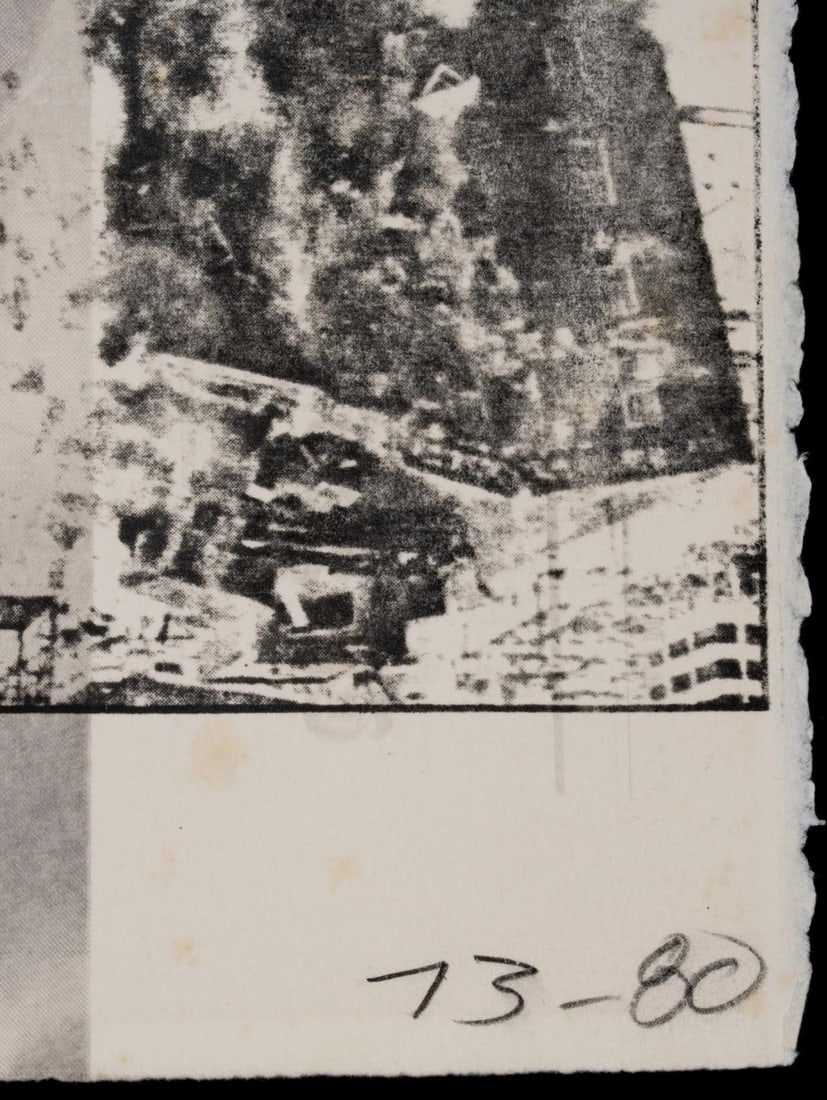 ROBERT RAUSCHENBERG (1925-2008) PENCIL SIGNED OFFSET LI - 13