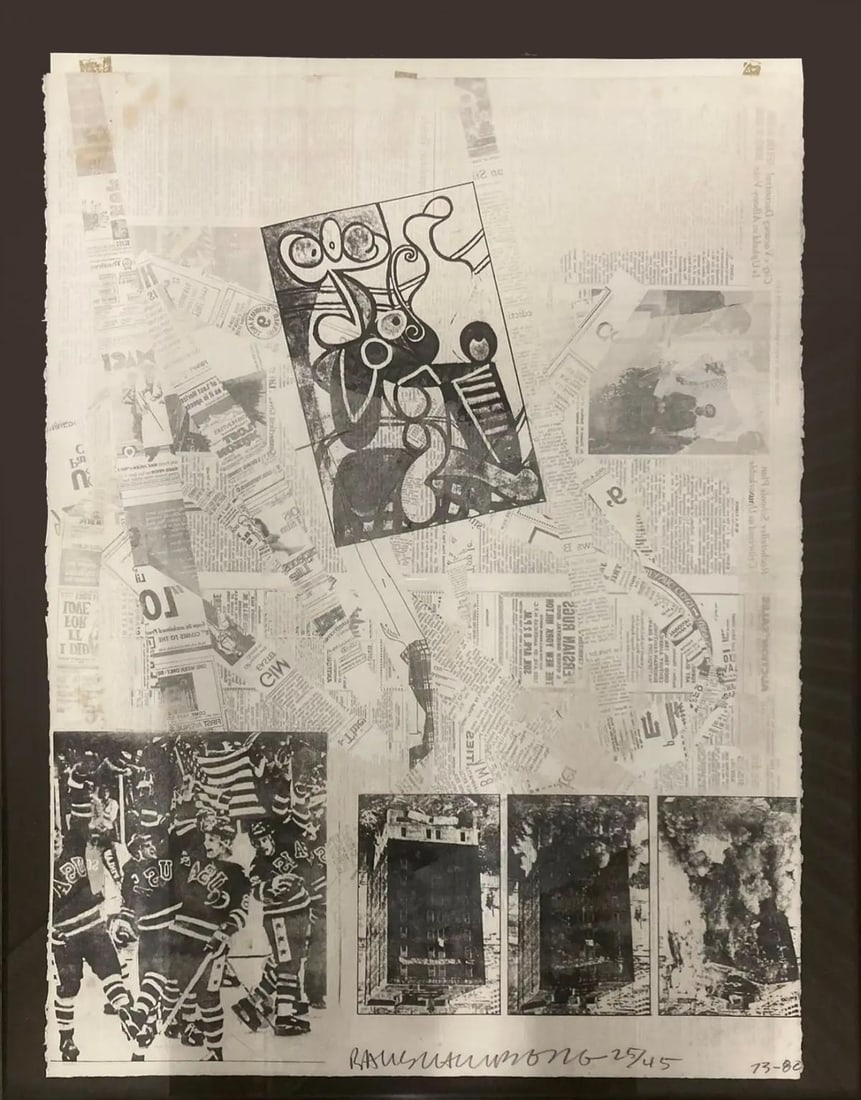 ROBERT RAUSCHENBERG (1925-2008) PENCIL SIGNED OFFSET LI (1 of 19)