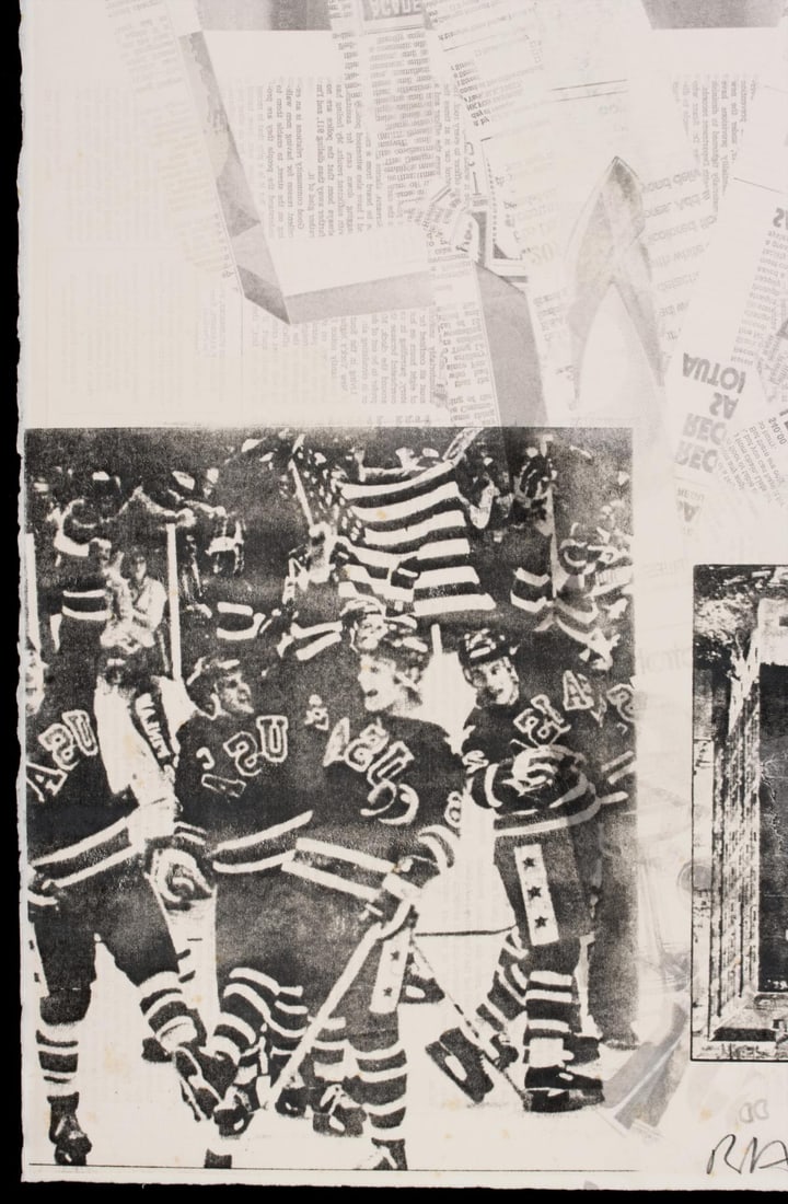 ROBERT RAUSCHENBERG (1925-2008) PENCIL SIGNED OFFSET LI - 6