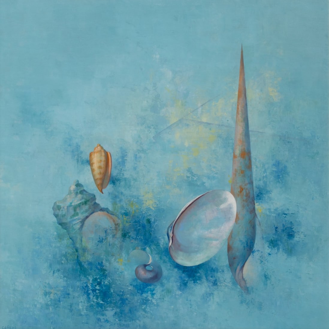 ALEXANDER CANEDO (1902-1978) SURREALIST OIL ON BOARD (1 of 9)