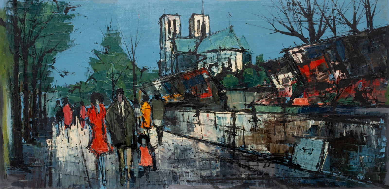 DIDIER GRANT (BORN 1934) OIL ON CANVAS (1 of 12)